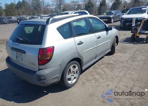 2004 Pontiac Vibe из США, поврежденный, VIN 5Y2SL628X4Z410246